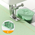 Magneet Slot Stitcher Naaimachine Accessoires Nieuwe Multipurpose Magnet Gauge Edge Polygonal Anti-Curling Plastic Positioner