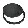 Durable EN 124 C/O 900mm Heavy Duty D400 Waterproof Anti-slip SMC Fiber Manhole Cover with Lightweight Design
