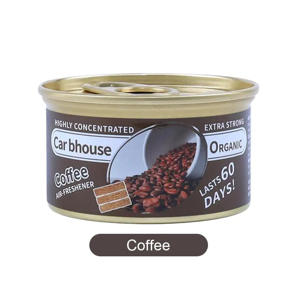 Auto Supplies Canned Wood Blocks Car Air Fresheners Perfume Coffee Flavor Explosion Car Foreign Aromatherapy Deodorant Supplies