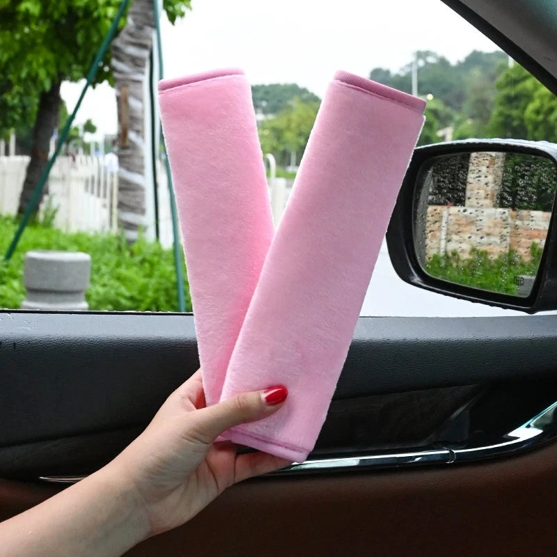 2 pièces housses de ceinture de sécurité accessoires de voiture Accesorios Coche voiture épaulière ceinture de sécurité pour adu