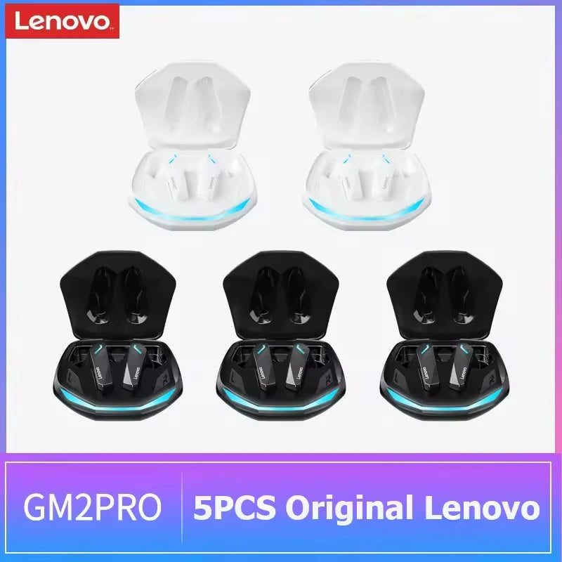 Lenovo Wireless GM2 Pro Bluetooth 5.3 Earphones Gaming Low Latency Dual Mode Music Earbuds Sports In-Ear Headset With Mic Gifts