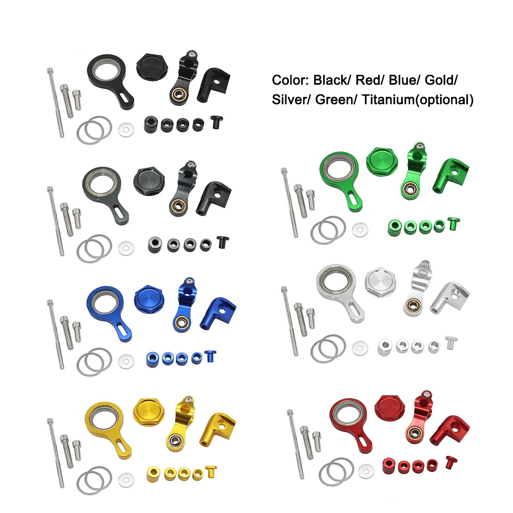 Motorcycle Steering Stabilizer Damper Mounting Bracket Kit Modification Accessories Replacement for YZFR1 2002-2017 YZFR6 2006