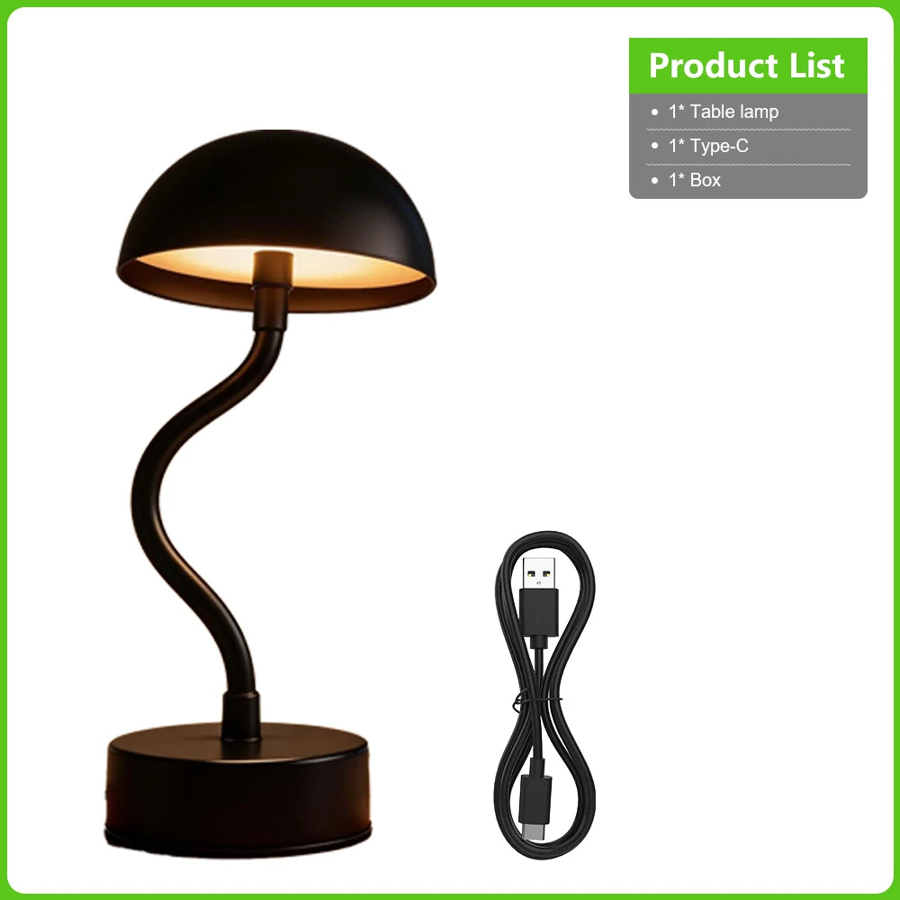 Eye Protection Desk Lamp Designed for Children's Learning and Reading USB Rechargeable Table Lamp Bedside Lamp Gift for Children