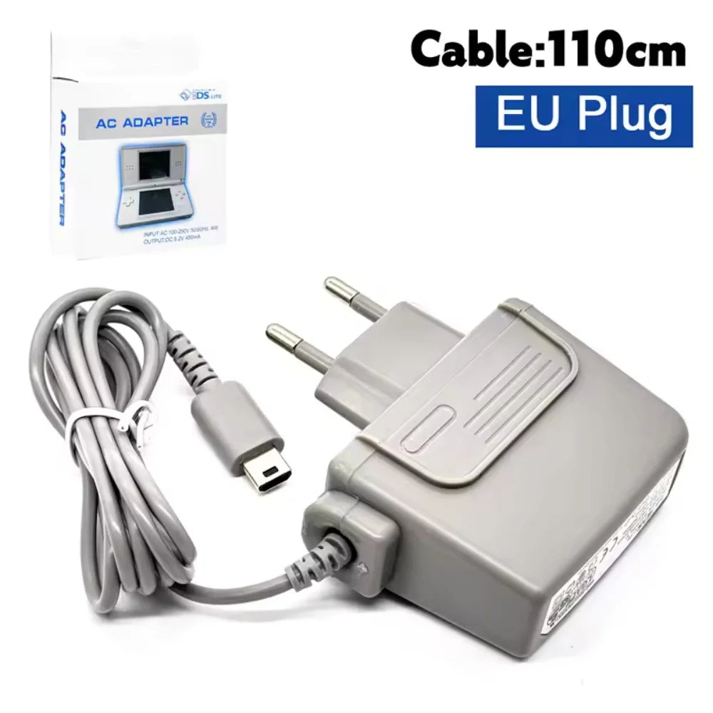AC100-240V Charger Travel Wall EU US Plug Charger Adapter Power Supply for NDS DSL DS Lite NDSL AC Adaptor Accessoires