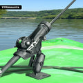 VIN frees your hands.Fishing rod holder,equipped with a 9.5cm dual-hole arm and a 1.5inch ball base,compatible with RAM mounts