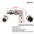 AN3 Motorcycle Motor Bike Hydraulic Brake Oil Hose Line Banjo Fitting m10x1 stainless Steel 10mm
