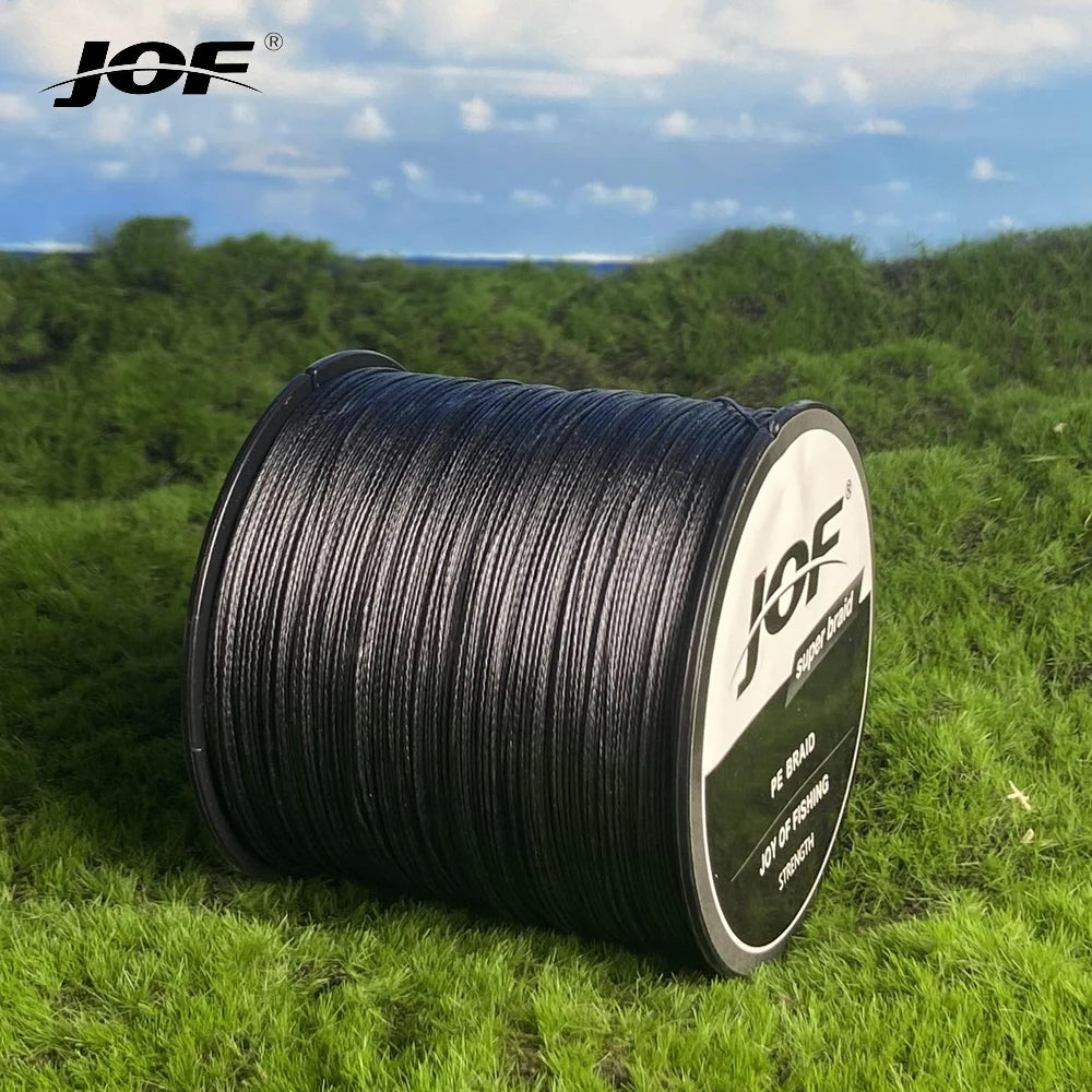 JOF 8 Strands 1000M 500M 300M Carp Fishing Line Braided PE Multifilament X8 Threads Weaves 20-100LB Peche Accessoire