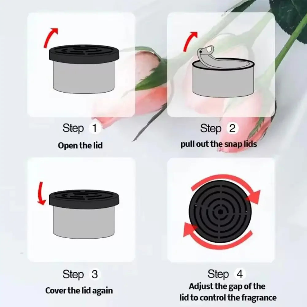 Auto Supplies Canned Wood Blocks Car Air Fresheners Perfume Coffee Flavor Explosion Car Foreign Aromatherapy Deodorant Supplies