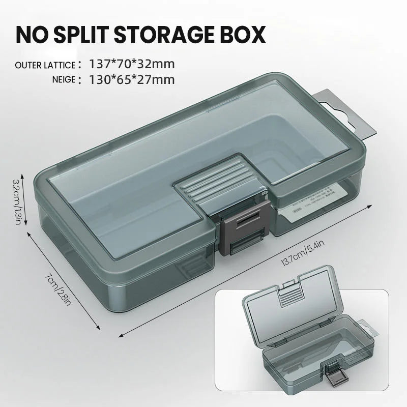 AIRAJ Plastic Tool Parts Box Storage Screw Box Tool Classification Electronic Component Drill Bit Accessories Thickened Grid Box