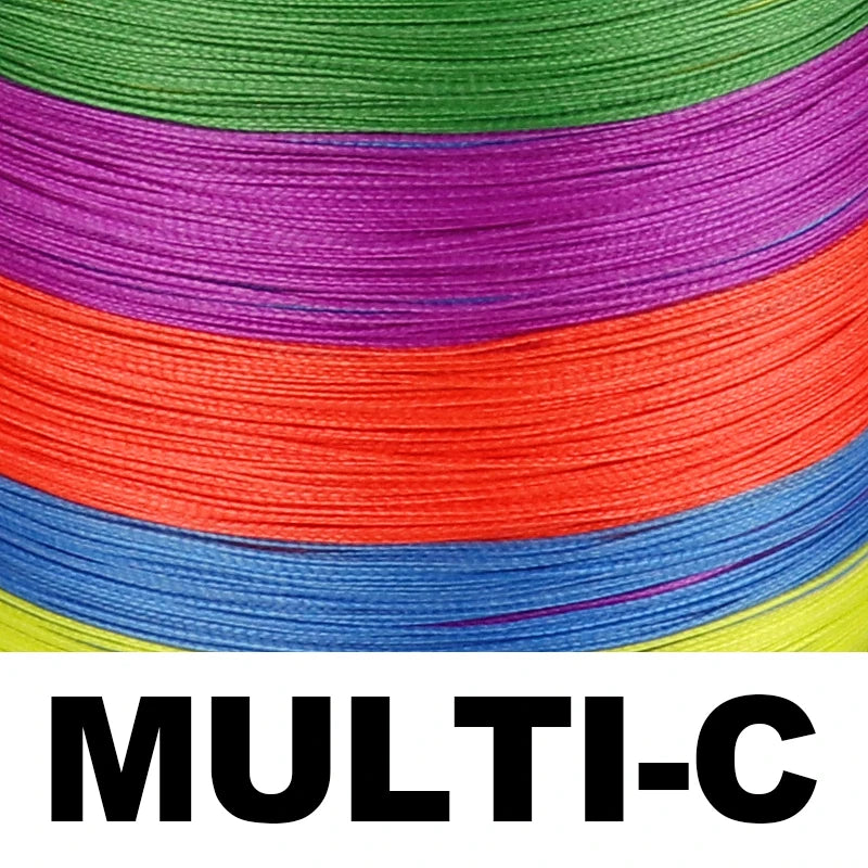JOF 8 Strands 1000M 500M 300M Carp Fishing Line Braided PE Multifilament X8 Threads Weaves 20-100LB Peche Accessoire