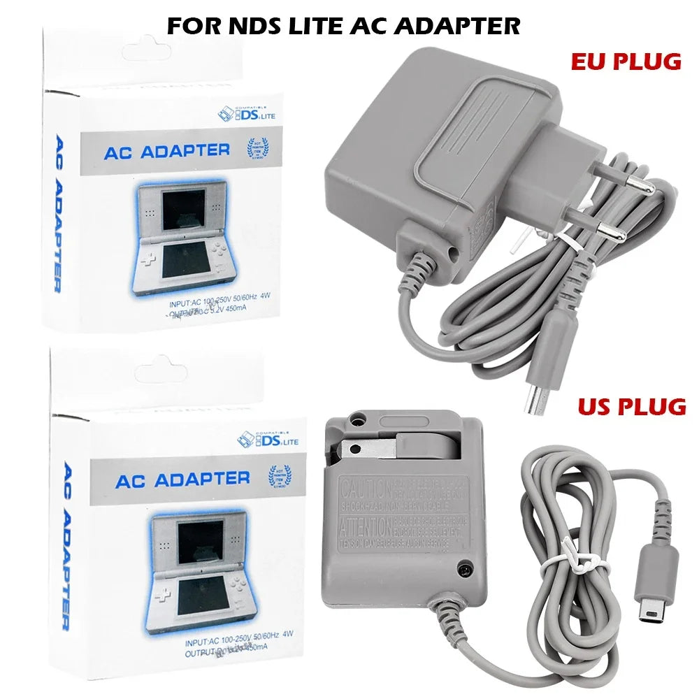 AC100-240V Charger Travel Wall EU US Plug Charger Adapter Power Supply for NDS DSL DS Lite NDSL AC Adaptor Accessoires