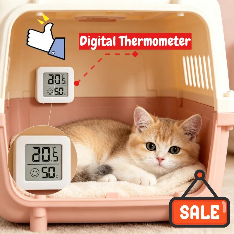 Digital Thermometer Hygrometer Indoor Mini Temperature LCD Electronic Monitor Hygrometer Outdoor Room  Temperature Meter
