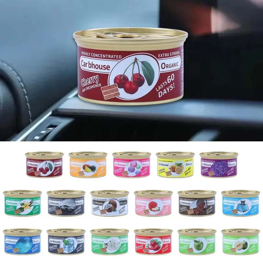 Auto Supplies Canned Wood Blocks Car Air Fresheners Perfume Coffee Flavor Explosion Car Foreign Aromatherapy Deodorant Supplies
