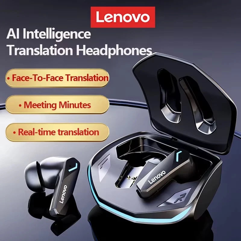 Lenovo Wireless GM2 Pro Bluetooth 5.3 Earphones Gaming Low Latency Dual Mode Music Earbuds Sports In-Ear Headset With Mic Gifts