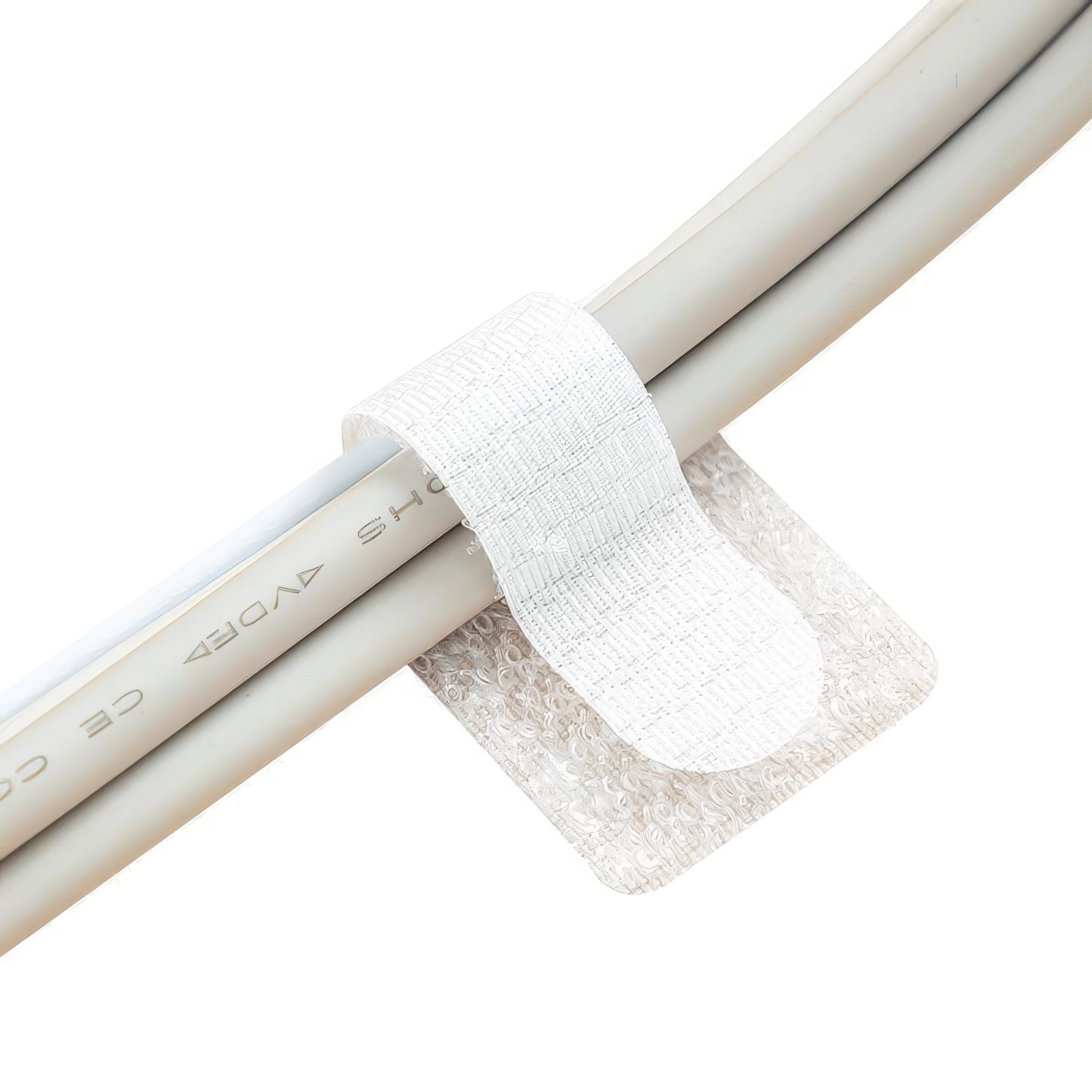 10/20/30 Wire Ties, White/black, Non Damaging To Equipment, Easy To Adjust Self-adhesive Tape, Suitable for Home/office Use