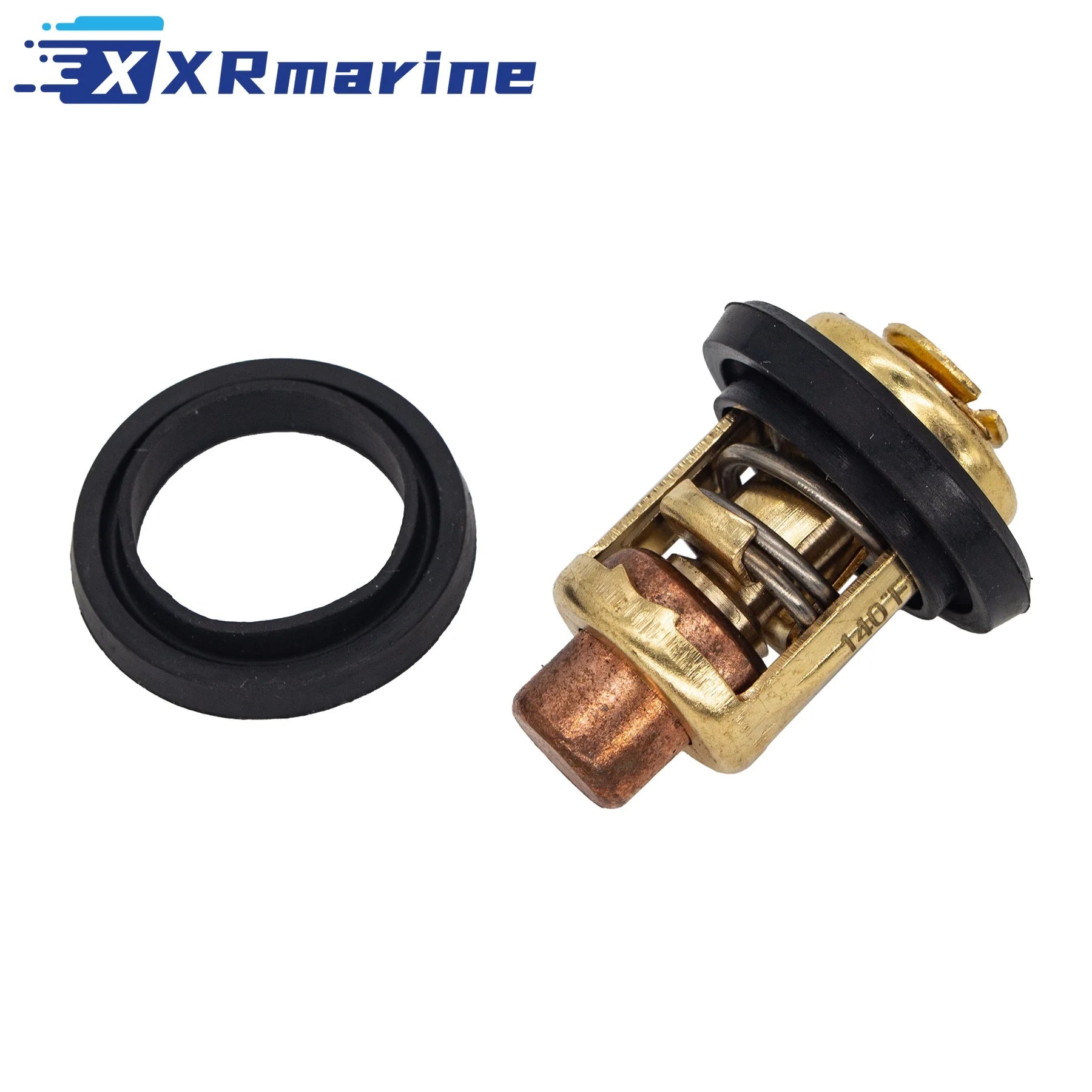 Thermostat Repair Kit For Yamaha Outboard Marine 6G8-12411-00 w/ Gasket 6G8-12414-A0