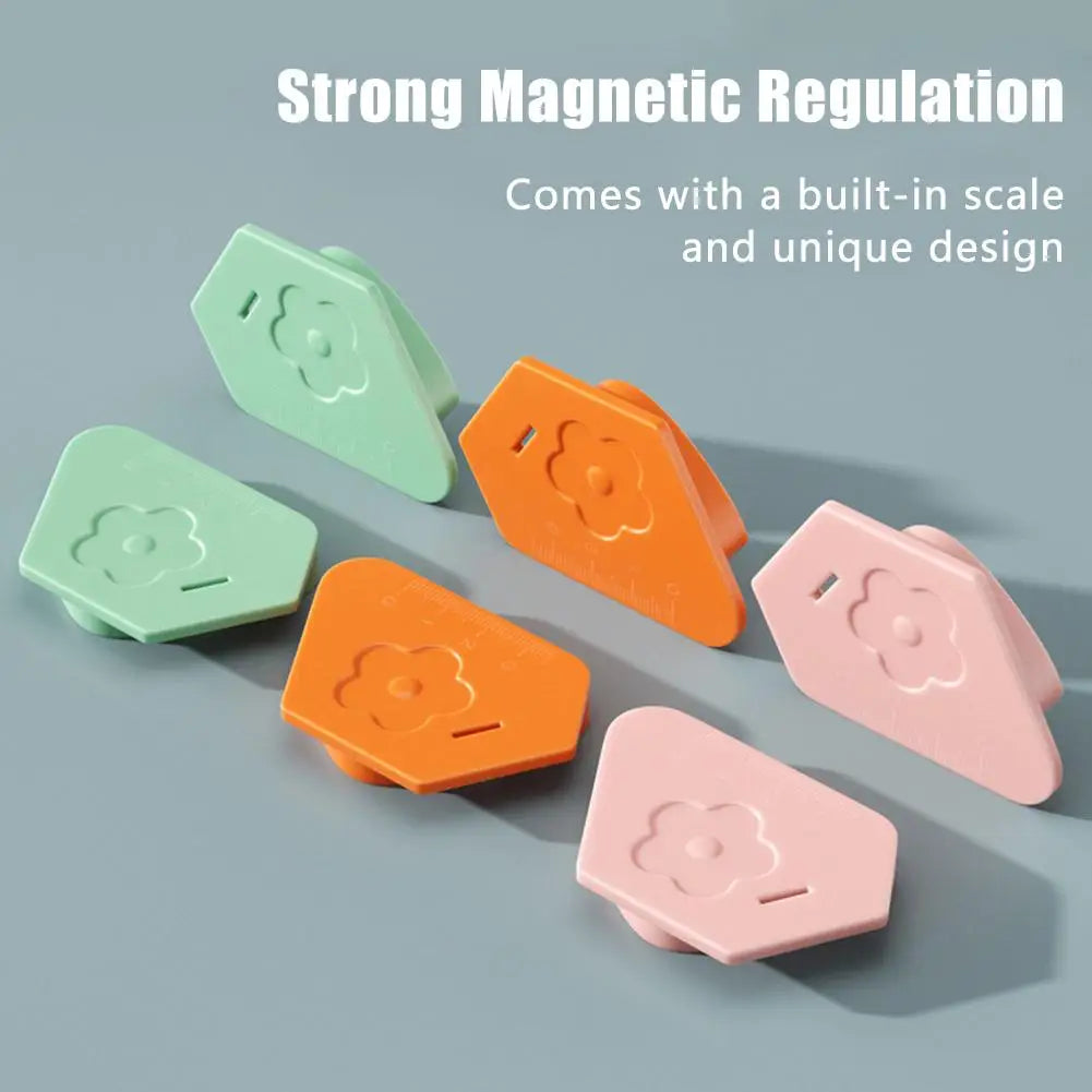 Magneet Slot Stitcher Naaimachine Accessoires Nieuwe Multipurpose Magnet Gauge Edge Polygonal Anti-Curling Plastic Positioner