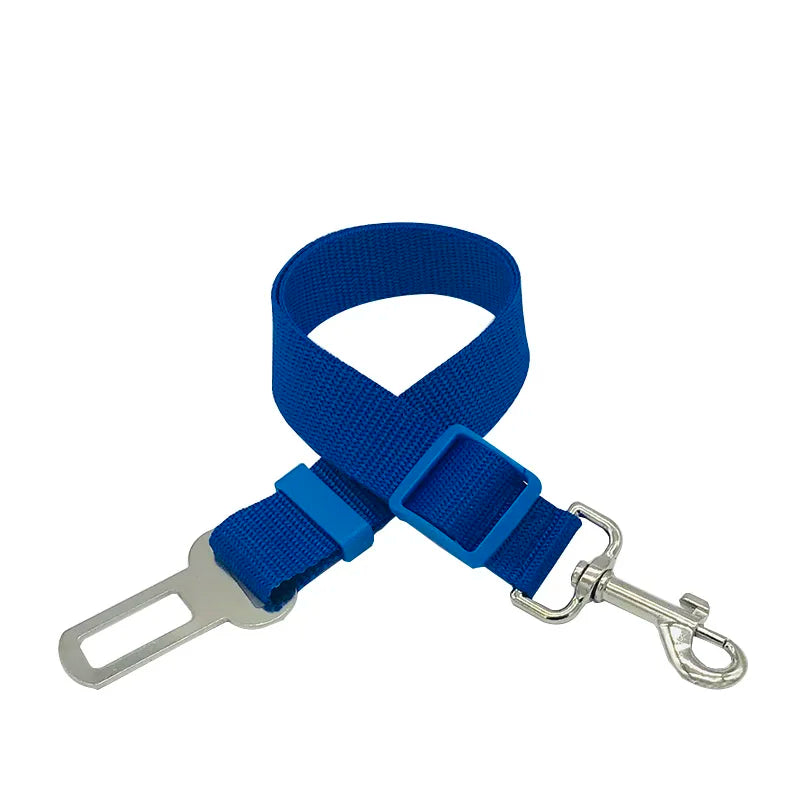 Adjustable Dogs Accessoires Pet Cat Dog Car Seat Belt Pet Seat Vehicle Dog Harness Lead Clip Safety Lever Traction Dog Collars