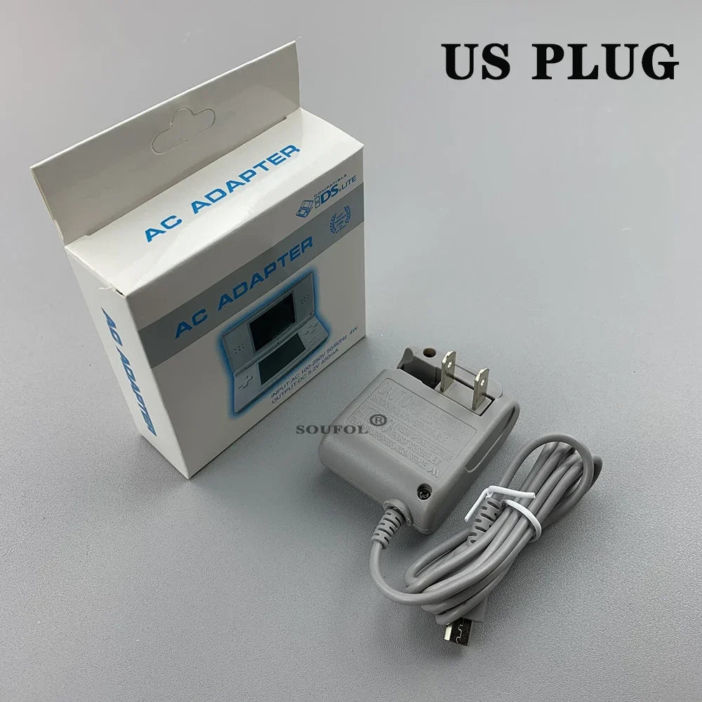 AC 100-240V Travel Wall EU US Plug Charger Adapter Power Supply for NS DSL DS Lite NDSL AC Adaptor Accessoires