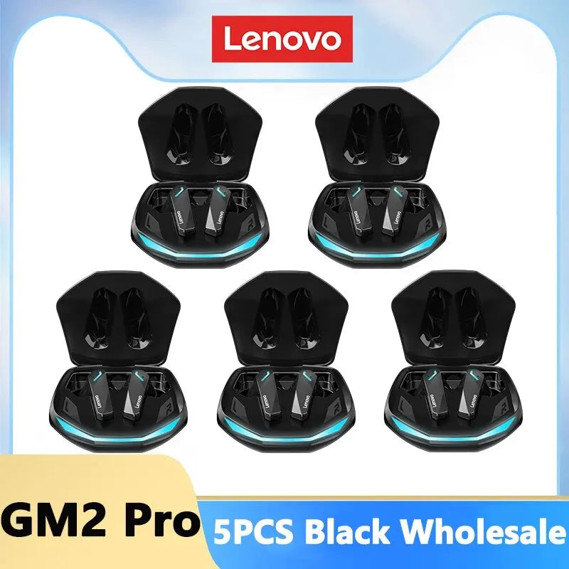 Lenovo Wireless GM2 Pro Bluetooth 5.3 Earphones Gaming Low Latency Dual Mode Music Earbuds Sports In-Ear Headset With Mic Gifts