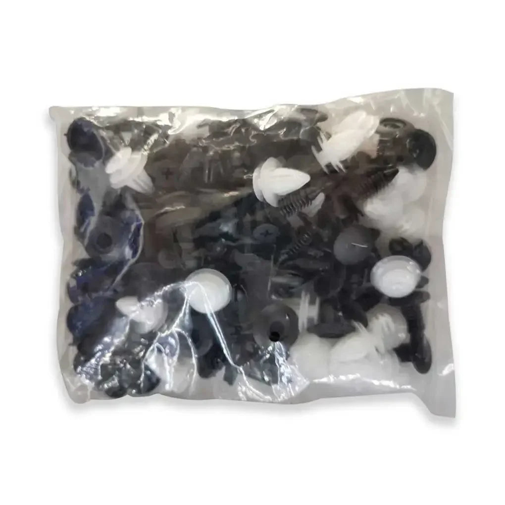 100/50PCS Auto Fastener Clips Kit - Multi-Size Retainers for Car Fender, Bumper, Door & Panel Trim