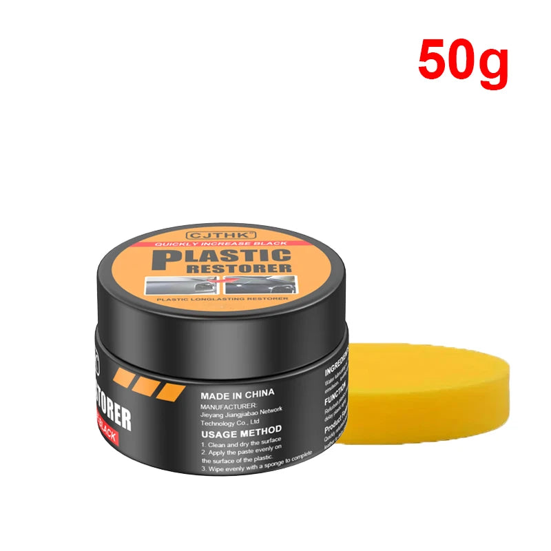 Car Plastic Restorer Back To Black Gloss Car Cleaning Products Plastic Leather Restore Auto Polish And Repair Coating Renovator