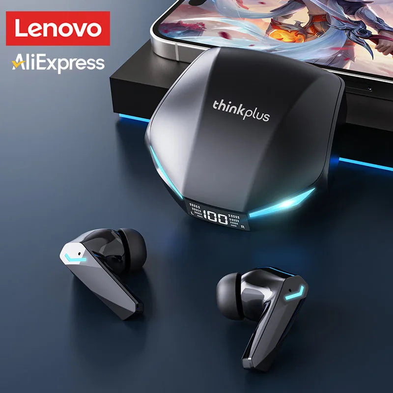 Lenovo Wireless GM2 Pro Bluetooth 5.3 Earphones Gaming Low Latency Dual Mode Music Earbuds Sports In-Ear Headset With Mic Gifts