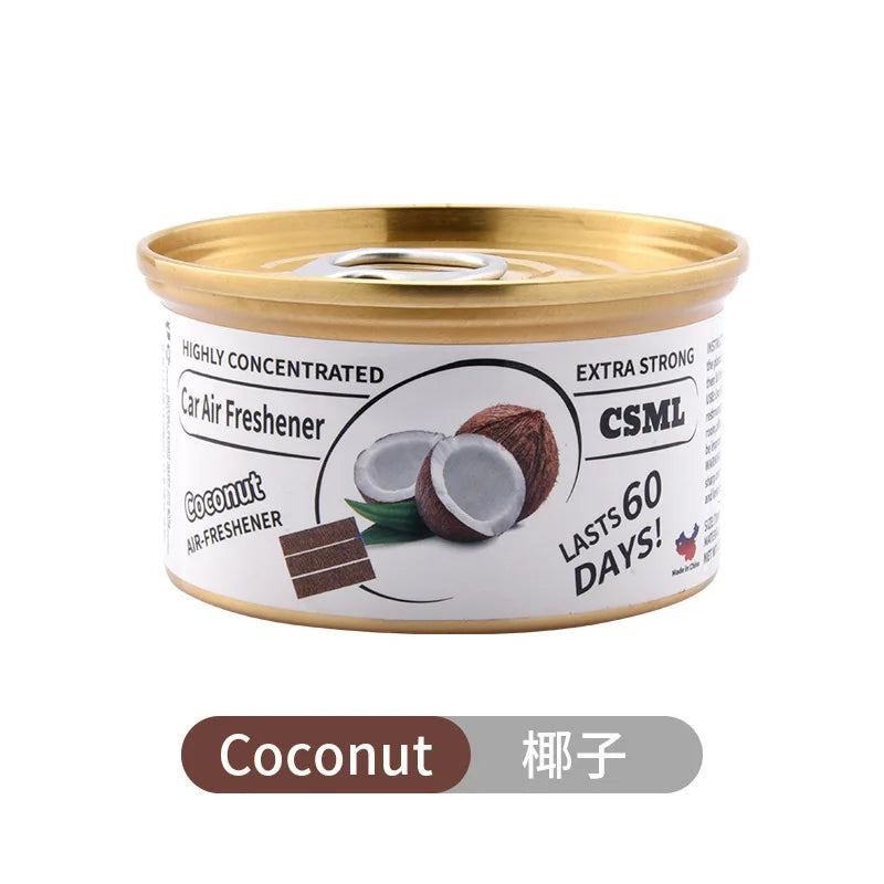Auto Supplies Canned Wood Blocks Car Air Fresheners Perfume Coffee Flavor Explosion Car Foreign Aromatherapy Deodorant Supplies