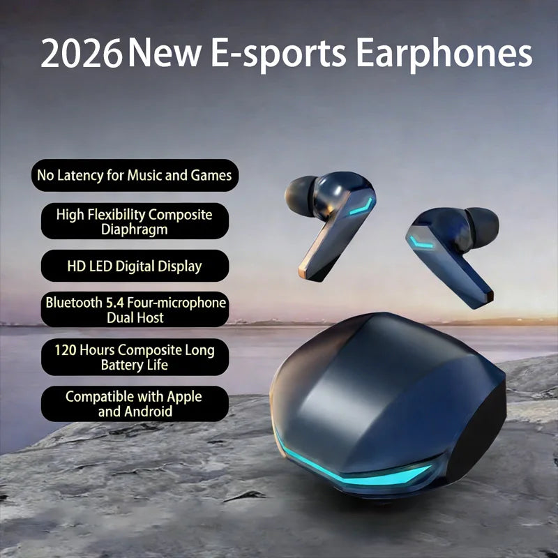Lenovo Wireless GM2 Pro Bluetooth 5.3 Earphones Gaming Low Latency Dual Mode Music Earbuds Sports In-Ear Headset With Mic Gifts